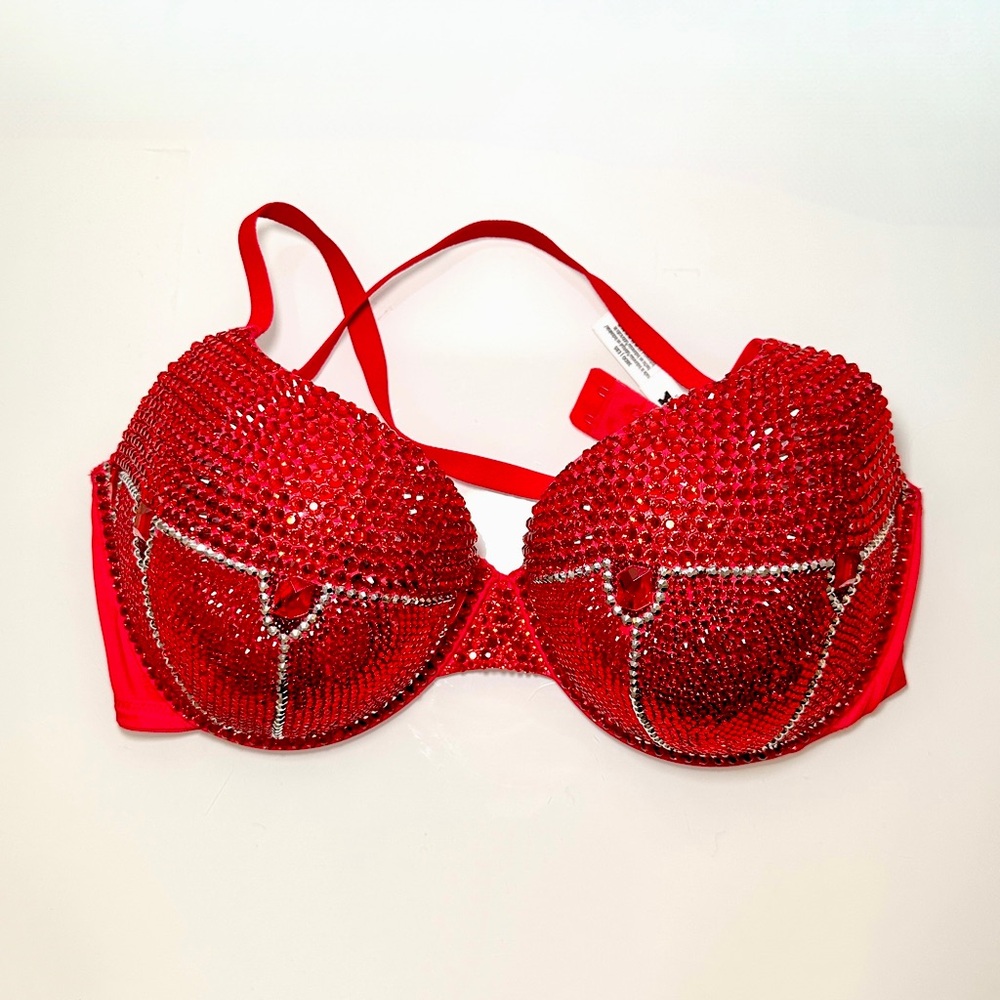 Custom Rhinestone Costume Bra